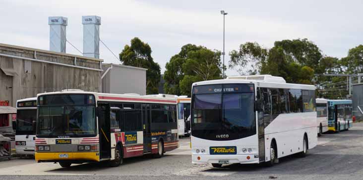 Ventura Mercedes O405NH Volgren CR221L 529 & Iveco Delta Volgren SC222 1325